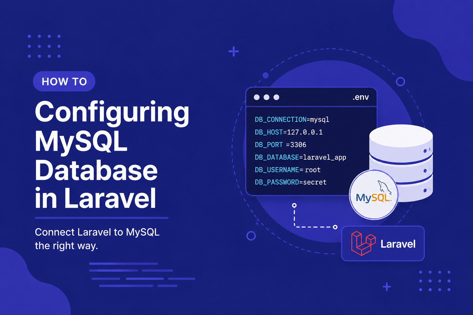 Configuring MySQL Database in Laravel